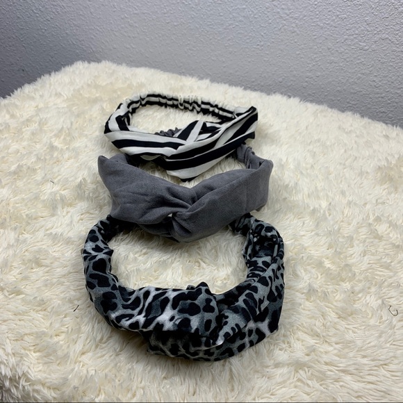 3pcs Striped & Leopard Headbands - Picture 4 of 4